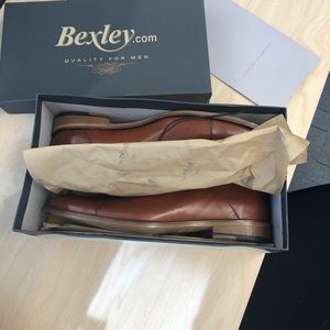 Brand new Bexley shoes, from Paris. Size 11, brown